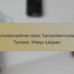 Emotionaalinen Veto: Tarinankerronta, Tunteet, Yhteys lukijaan