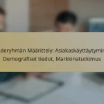Kohderyhmän Määrittely: Asiakaskäyttäytyminen, Demografiset tiedot, Markkinatutkimus