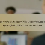 Kohderyhmän Sitouttaminen: Vuorovaikutteisuus, Kysymykset, Palautteen kerääminen