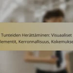 Tunteiden Herättäminen: Visuaaliset elementit, Kerronnallisuus, Kokemukset