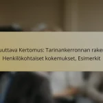 Vakuuttava Kertomus: Tarinankerronnan rakenne, Henkilökohtaiset kokemukset, Esimerkit