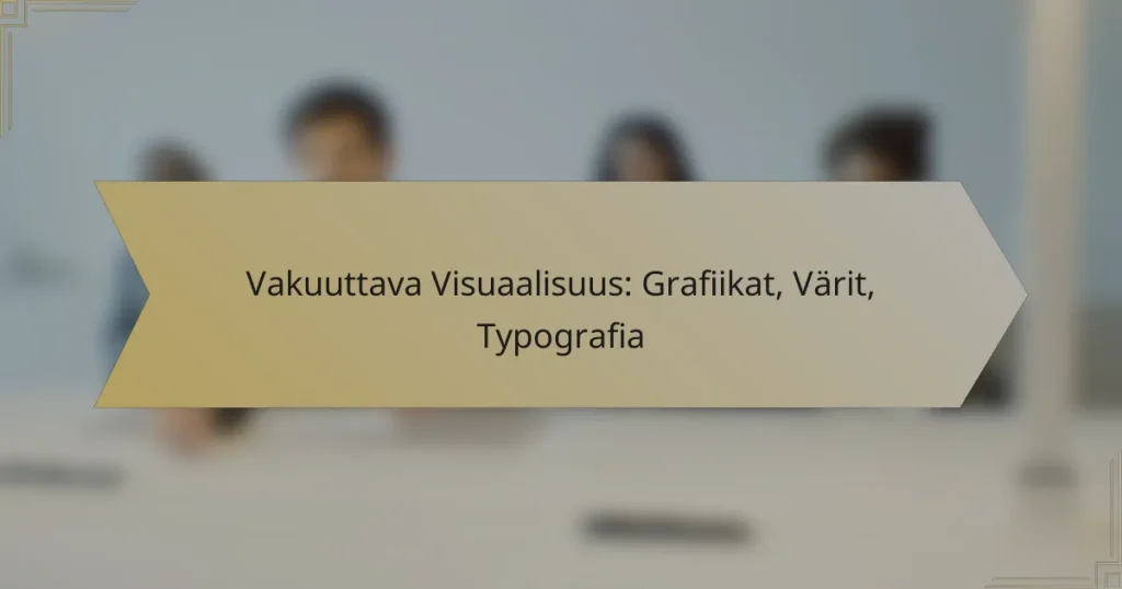 Vakuuttava Visuaalisuus: Grafiikat, Värit, Typografia